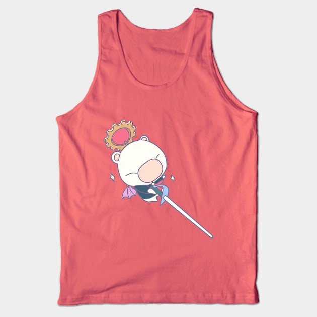 Class 0 Moogle FF Type-0 Tank Top by AshnoAlice